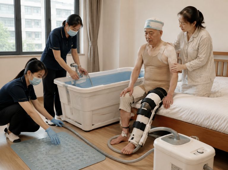 海安术后康复居家助浴服务